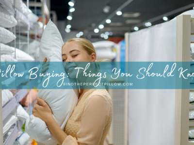 Pillow Buying Things You Should Know