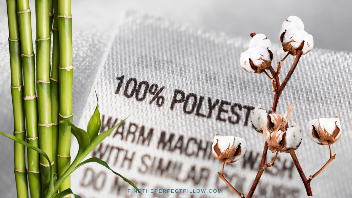 Pillow cover materials_ Polyester, Rayon, Bamboo, Cotton, Microfiber