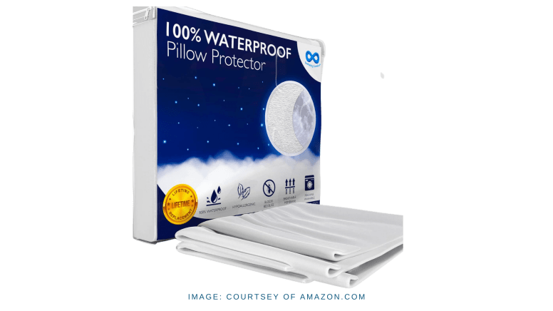 Everlasting Comfort Premium Waterproof Pillow Protectors, Pack of 2 Everlasting Comfort Premium Waterproof Pillow Protectors, Pack of 2