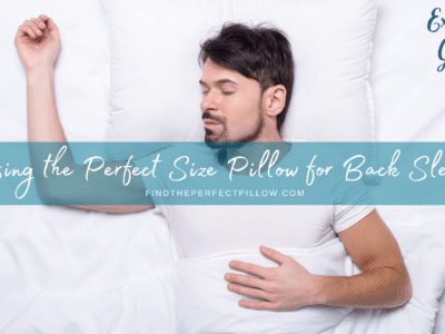 Pillow for Back Sleepers