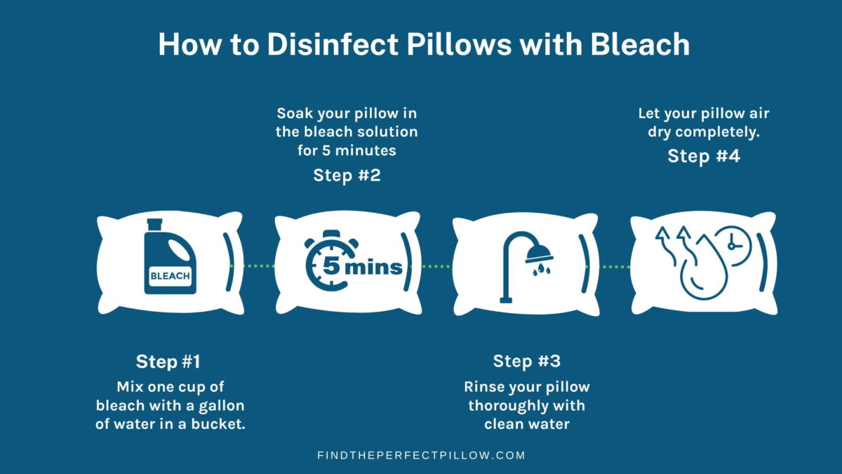 How to Disinfect Pillows with Bleach