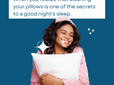 cleaning your pillows