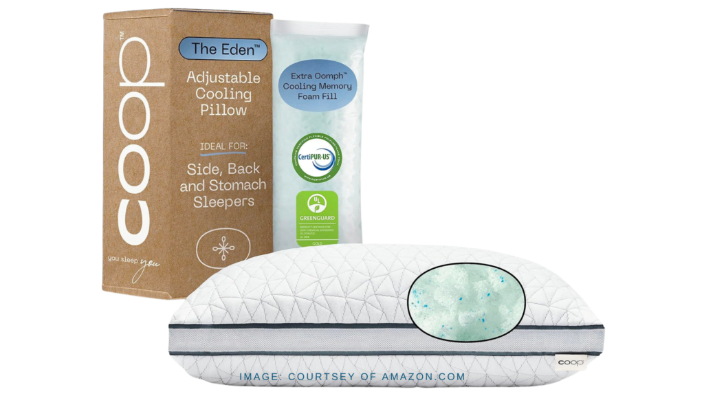 Coop Home Goods Eden Adjustable Pillow Review